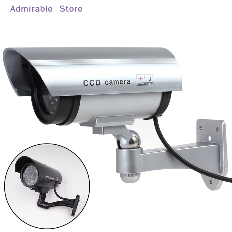 Fake Camera Dummy - [W] Shaped Waterproof Security CCTV Surveillance
