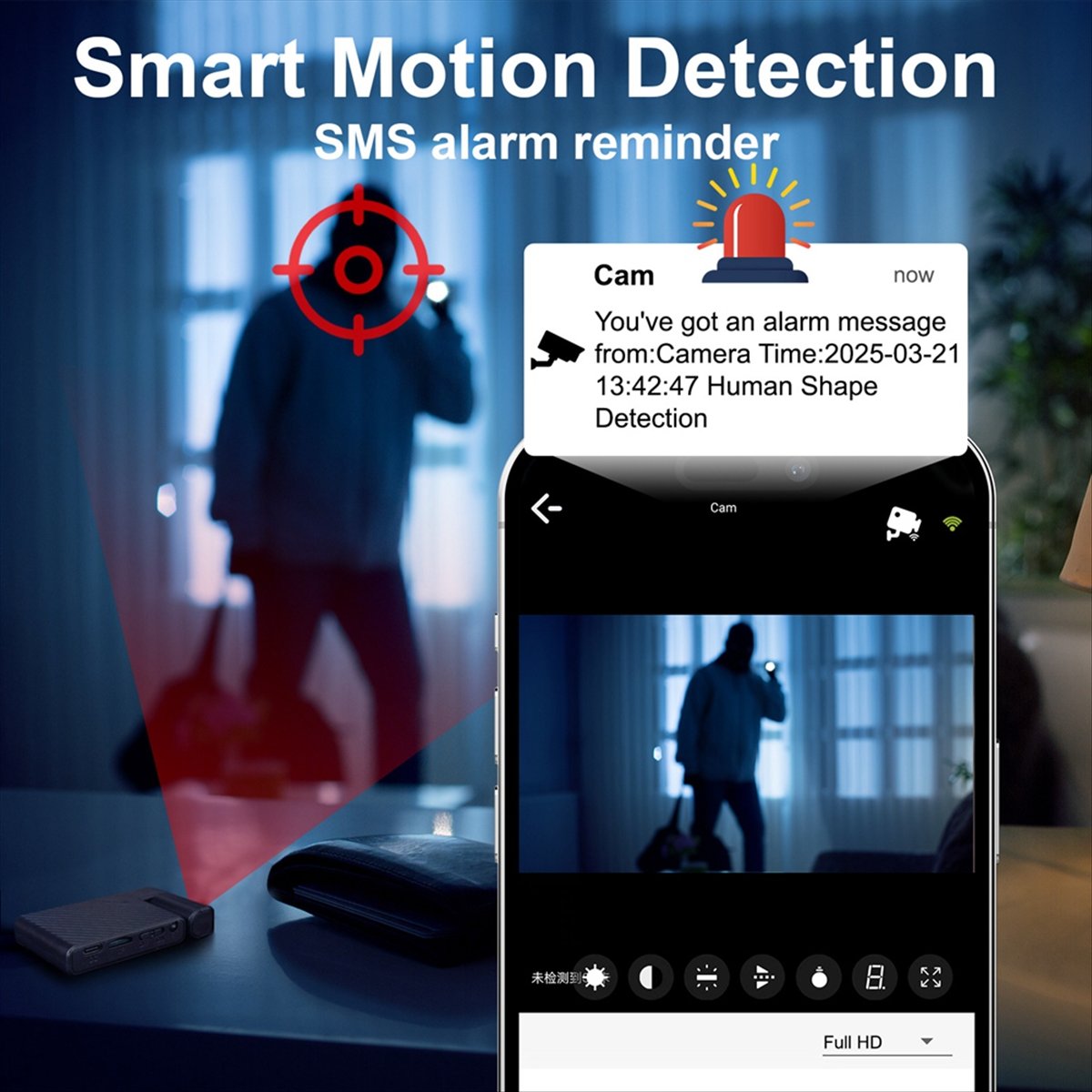 Home Security Video - N05R New Mini Wifi Camera Rotatable