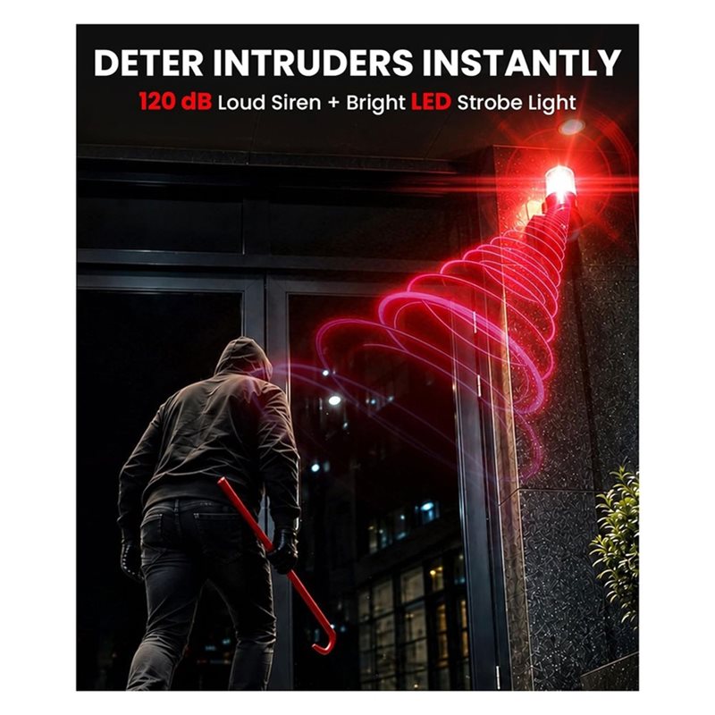 Y01A Motion Sensor Security Al - Home Yard Security recension och pris