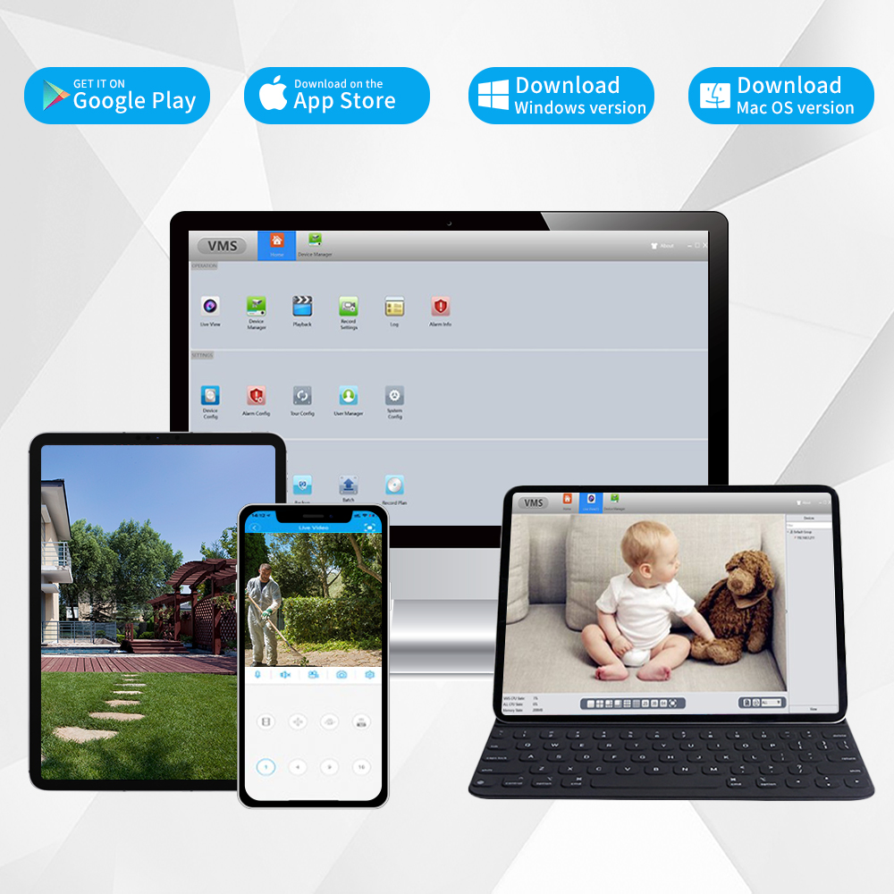 4K Security Camera System kit  - Home Security Video recension och pris
