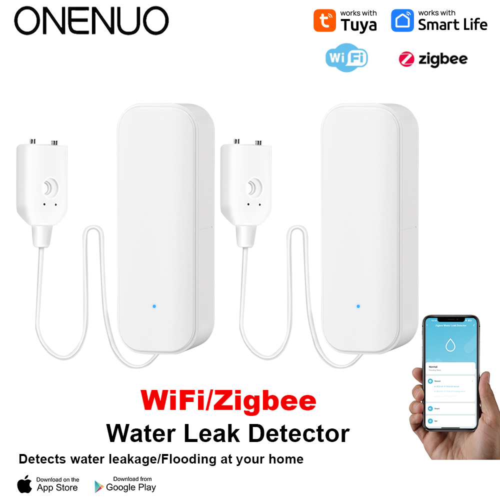WiFi/Zigbee Water Sensor Tuya  - Sim Gsm Alarm recension och pris