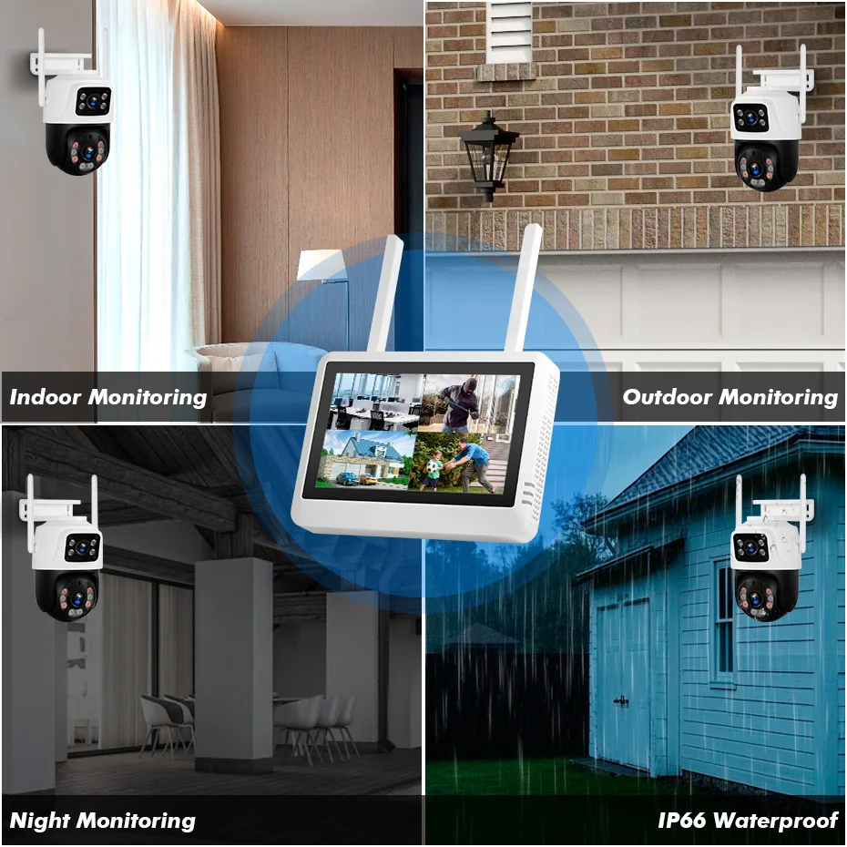 FUERS 8CH Wireless NVR Securit - Home Security Video recension och pris