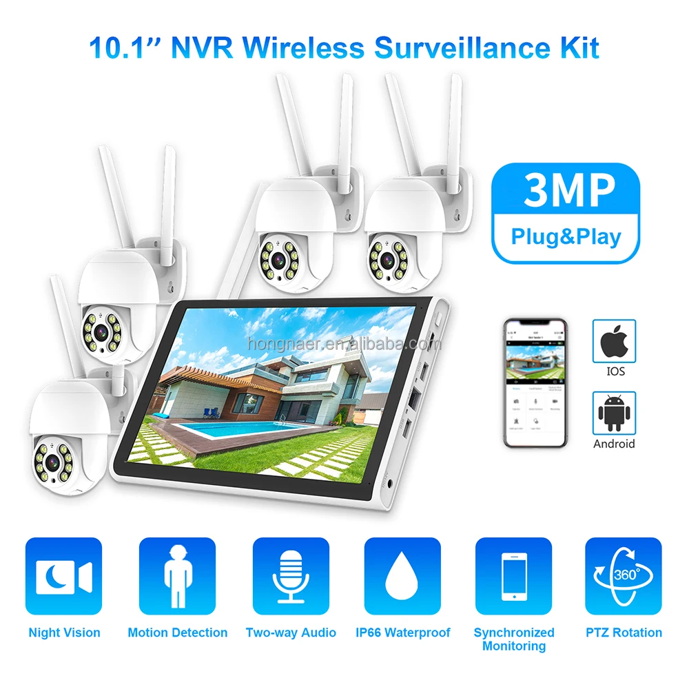 2026 Hongnaer 3MP 4 Channel Wi - Home Security Video recension och pris