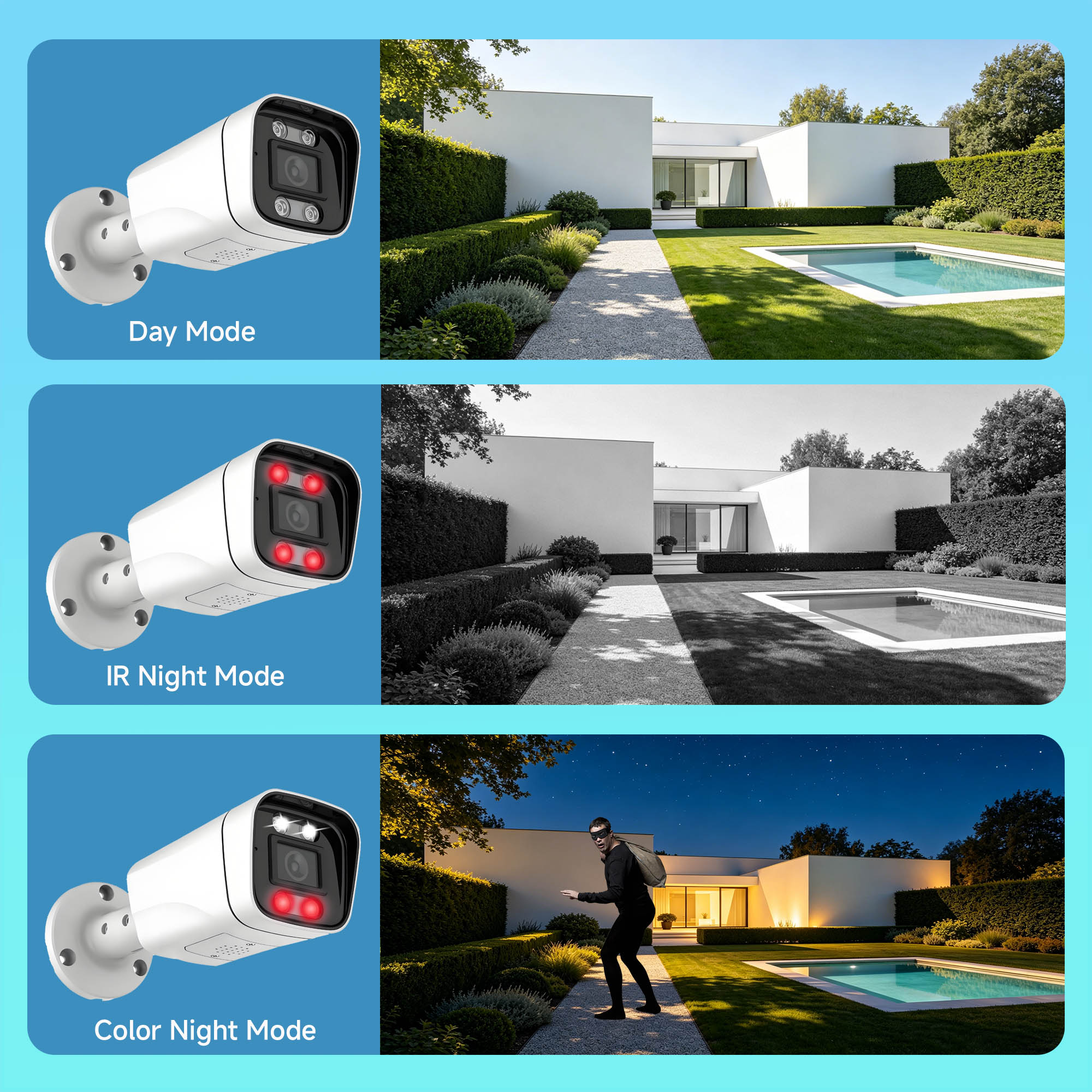 BFMore 8MP 4K Ai Human Detecti - Home Security Video recension och pris