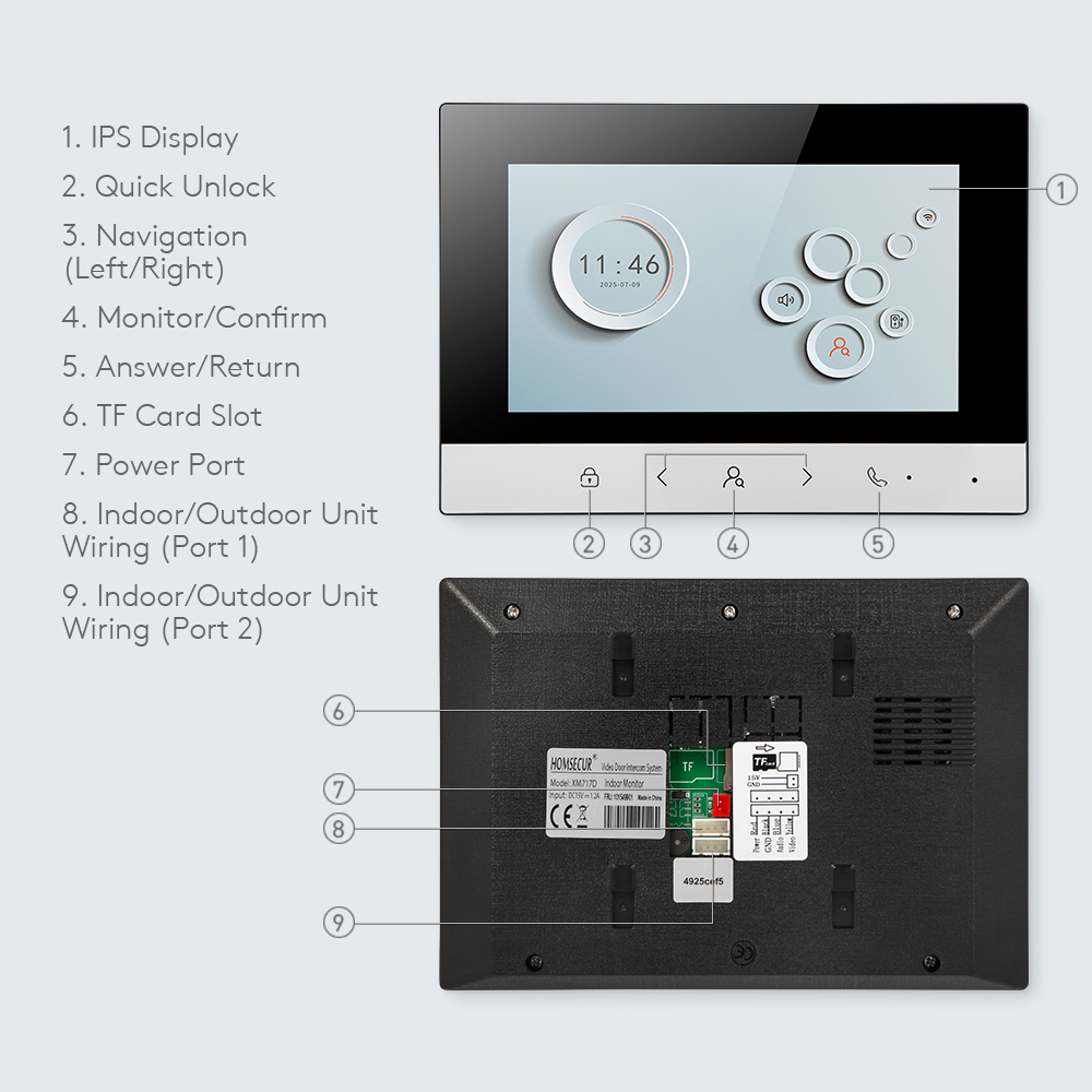 Tuya Smart WIFI Indoor Monitor - Home Security Video recension och pris