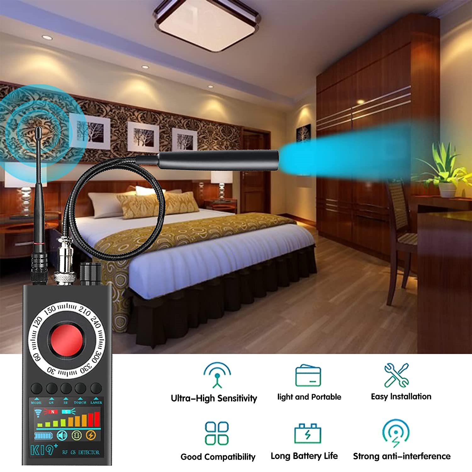 New K19+ Eavesdropping Hidden  - Home Security System recension och pris