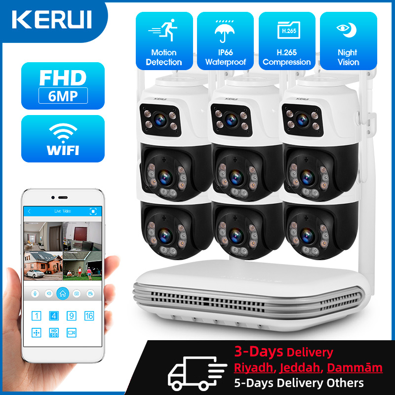 KERUI Waterproof 6MP HD Wirele - Home Security Video recension och pris
