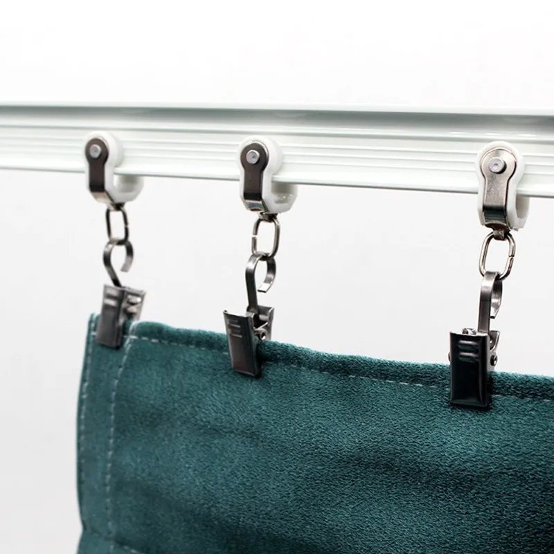10 Units Curtain Clips Metal c - Home Security Units recension och pris