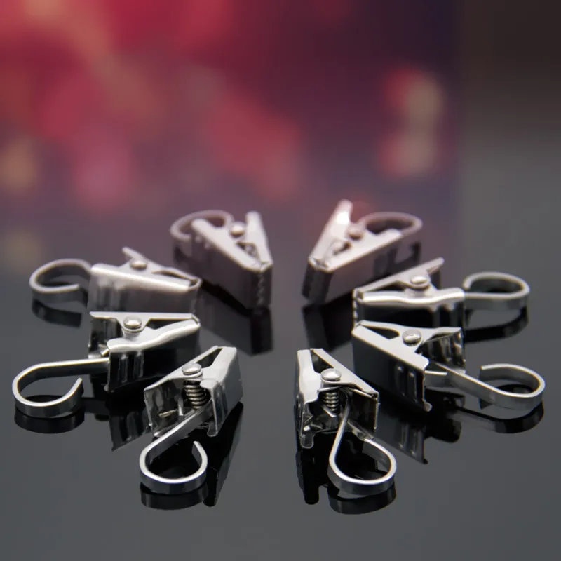 10 Units Curtain Clips Metal c - Home Security Units recension och pris