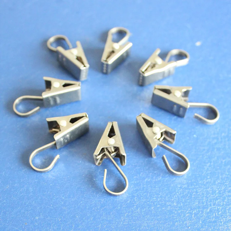 10 Units Curtain Clips Metal c - Home Security Units recension och pris