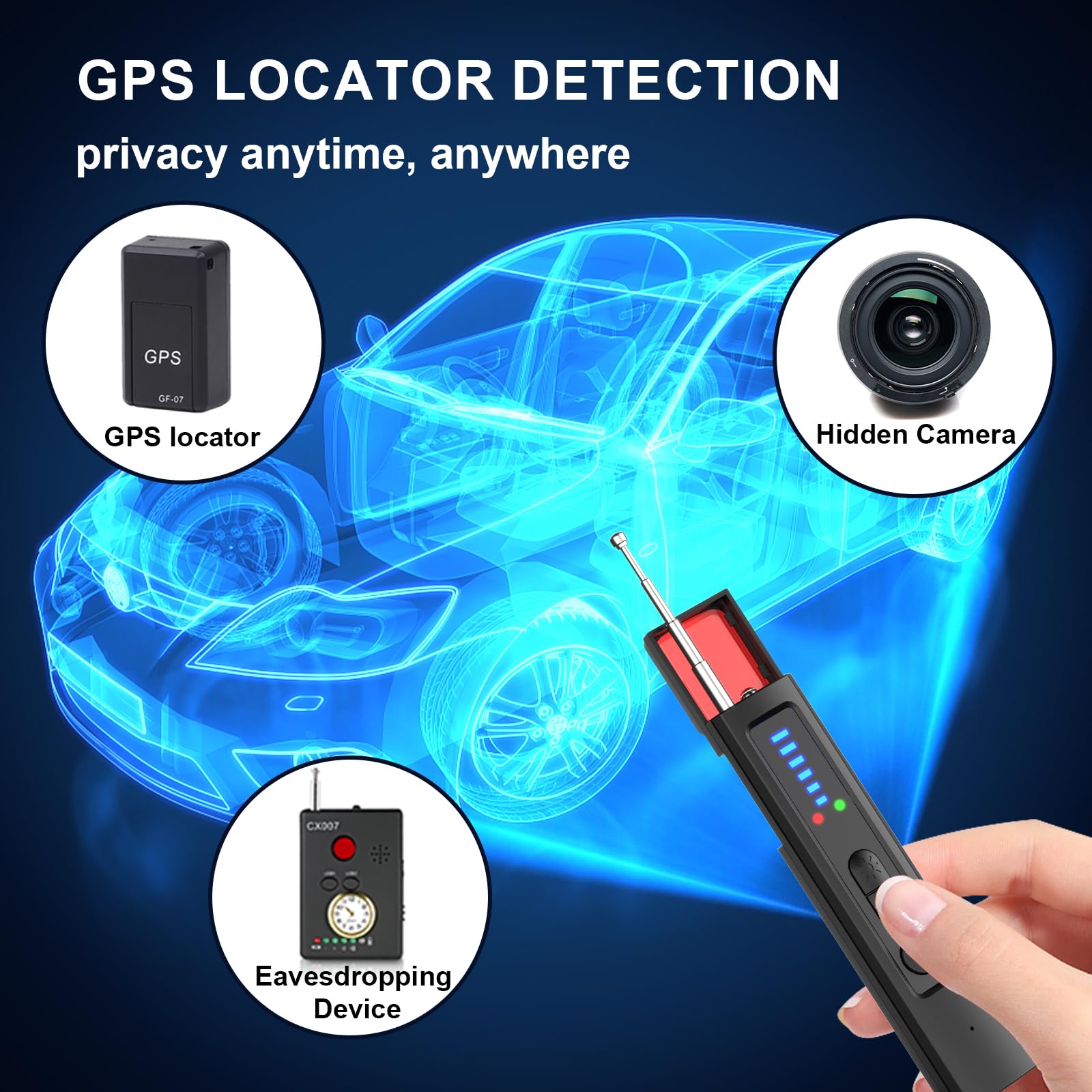 6-in-1 Anti-Spy Hidden Camera  - Home Security System recension och pris