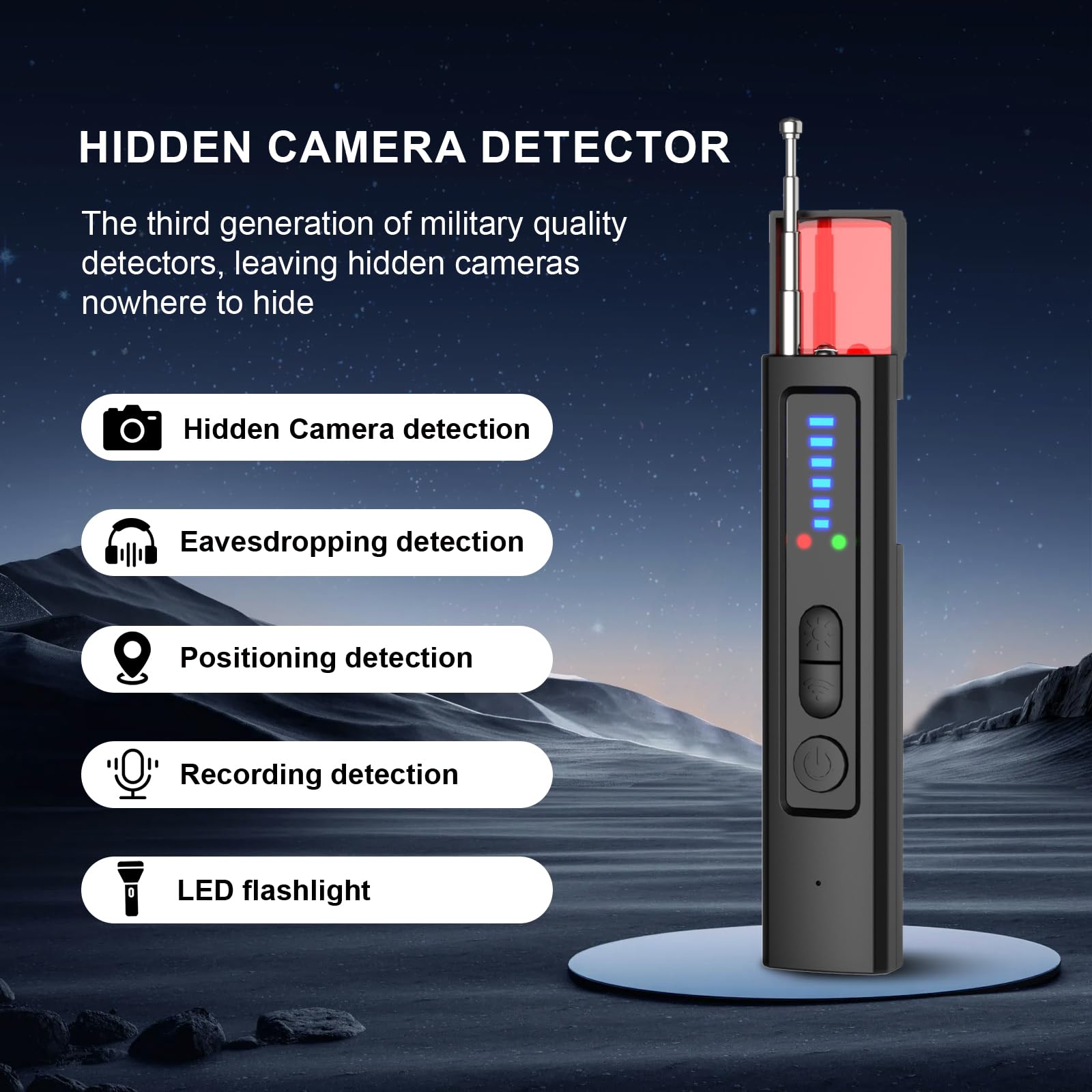 6-in-1 Anti-Spy Hidden Camera  - Home Security System recension och pris