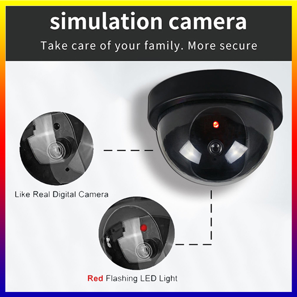 SNQP Black Plastic Dome CCTV D - Fake Camera Dummy recension och pris