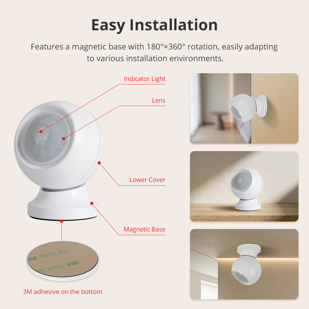 Zigbee Radar Monitor Human Pre - Home Security Radar System recension och pris