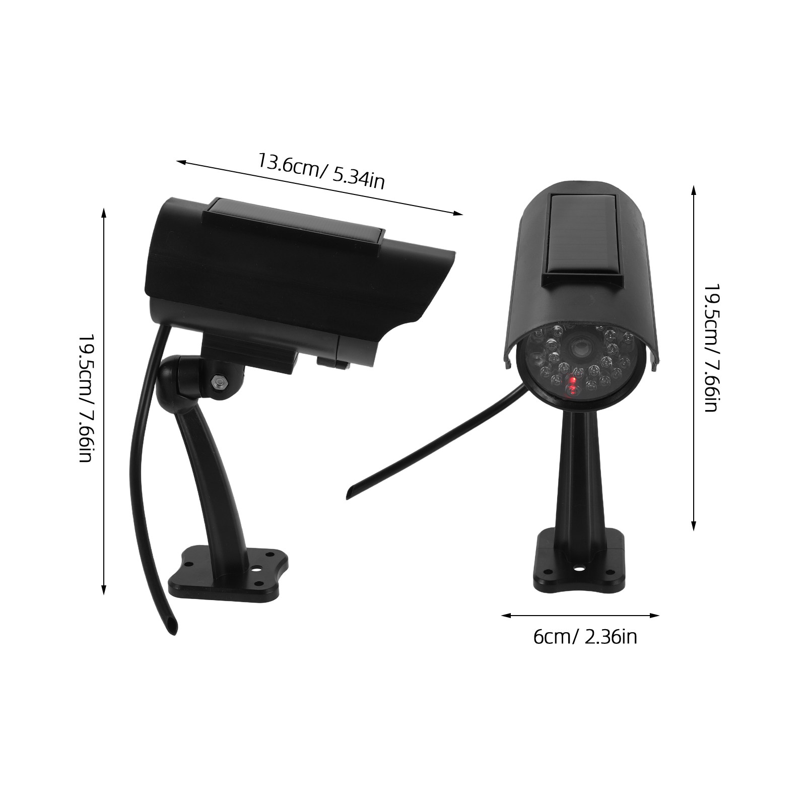 2Pcs Simulation Dummy Security - Fake Camera Dummy recension och pris