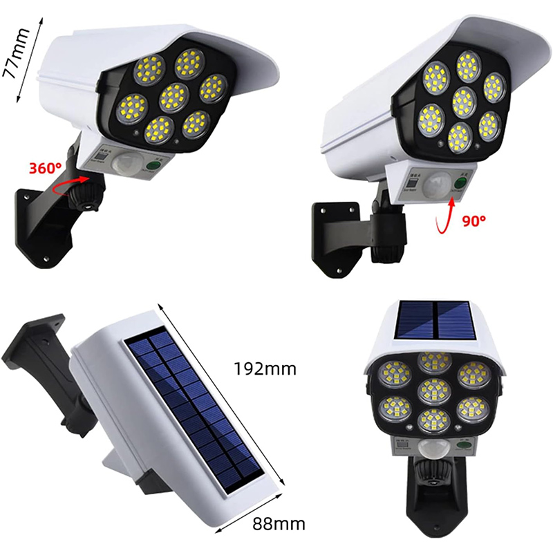 Solar Lights  Outdoor With Mot - Fake Camera Dummy recension och pris