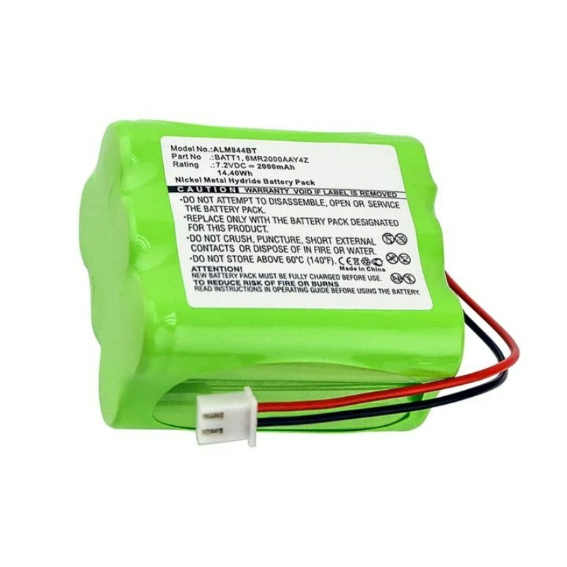7.2V 2000mAh Ni-MH for 2Gig Go - Home Security Battery Replacement recension och pris
