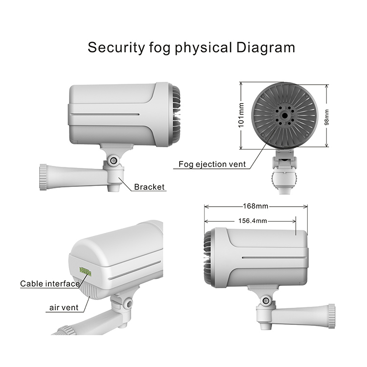 Anti-Theft Fog Security Alarm  - Home Security Fog System recension och pris
