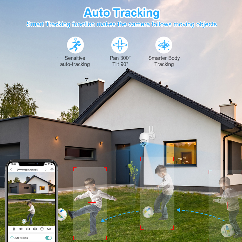 Smar 3MP Wireless CCTV Securit - Sim Gsm Alarm recension och pris