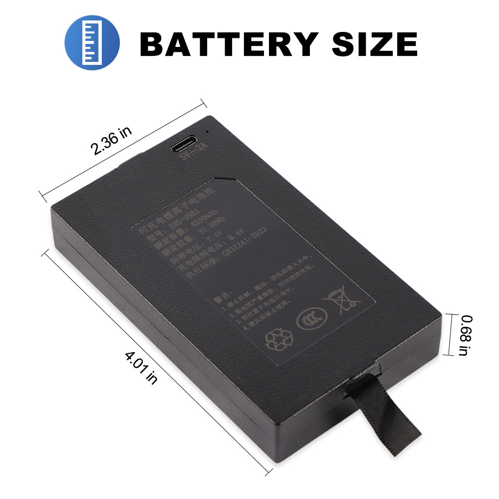 ZNS-09B1 4200mAh C+C- P-P+ Rep - Home Security Battery Replacement recension och pris