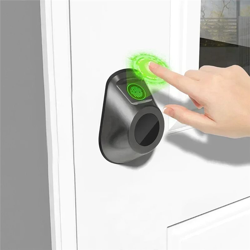 B03B-Fingerprint Door Lock Wit - Home Security Options recension och pris
