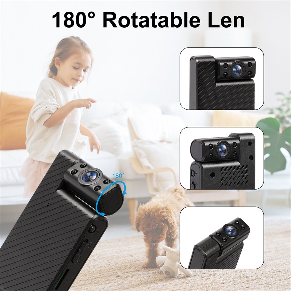 N05R New Mini Wifi Camera Rota - Home Security Video recension och pris